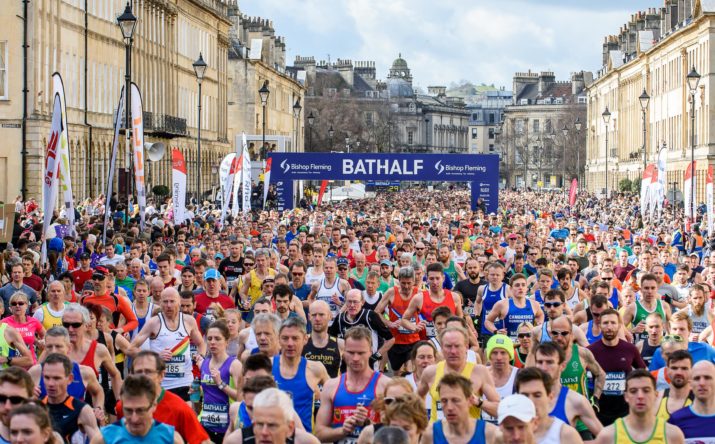 Four places left for the 'Bath Half Marathon' https://bathhalf.co.uk/